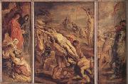 Peter Paul Rubens The Raising of the Cross (mk01) china oil painting reproduction